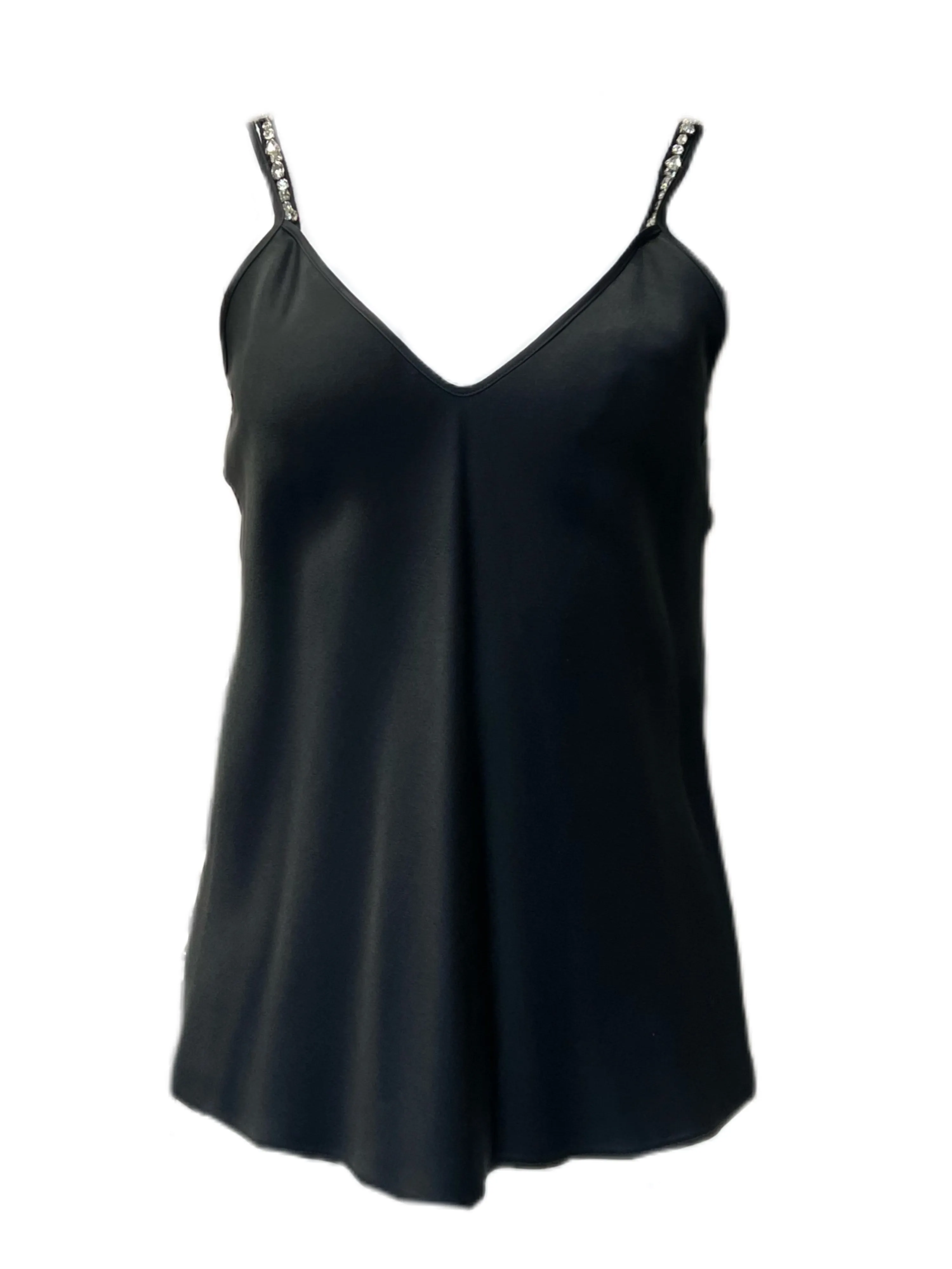 Max Mara Women's Black Bruna Tank Top Size 6 NWT