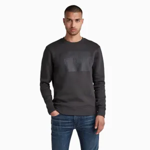 Men's Raw Double Layer Crew Neck Sweatshirt