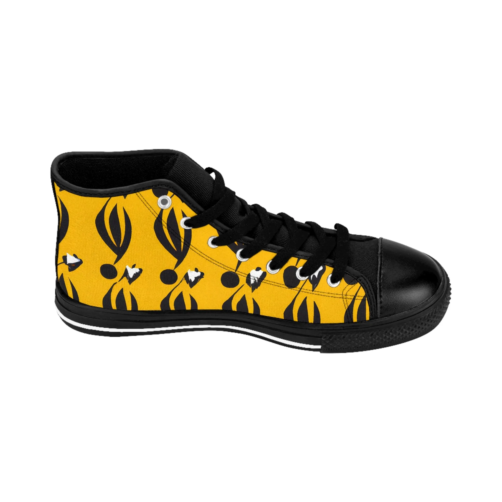 Metriqué Edmundo - Women's Classic HIgh-Top Sneakers