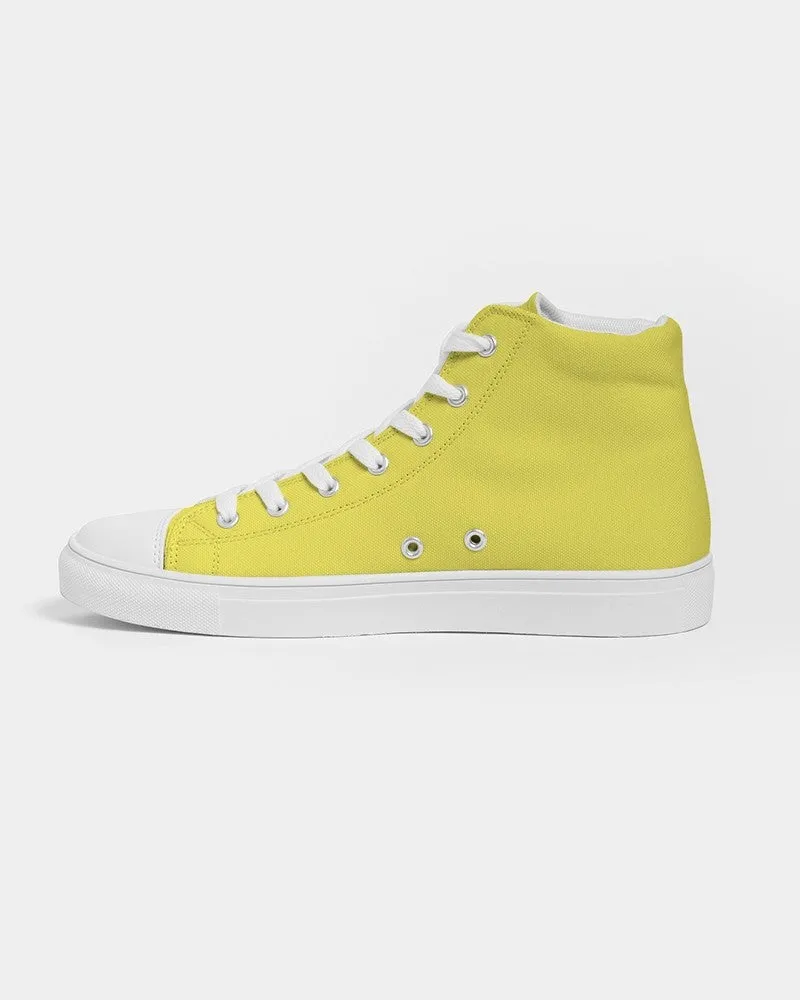 Midtone Yellow High-Top Canvas Sneakers | Men's | C0M0Y80K0