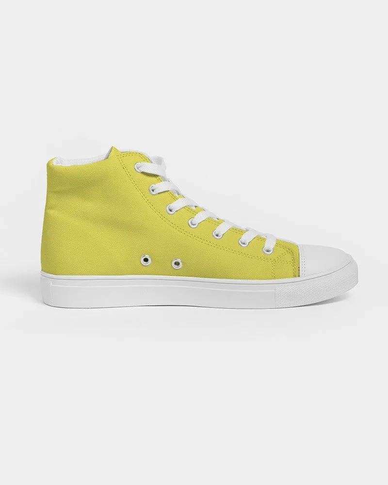 Midtone Yellow High-Top Canvas Sneakers | Men's | C0M0Y80K0