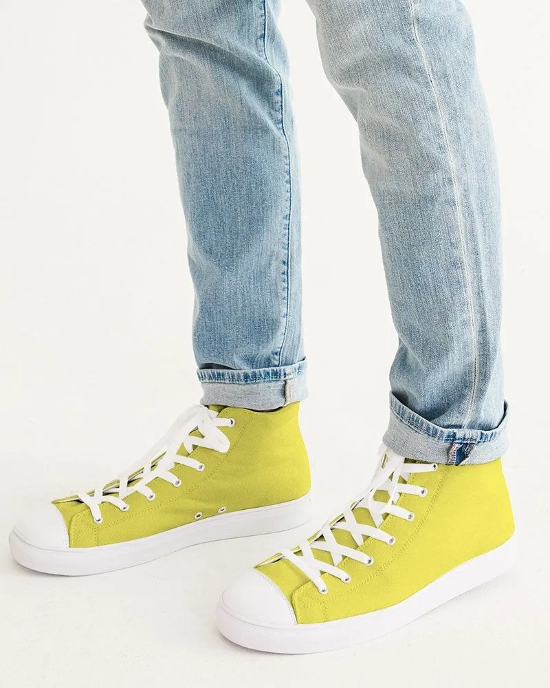 Midtone Yellow High-Top Canvas Sneakers | Men's | C0M0Y80K0