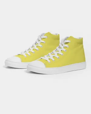 Midtone Yellow High-Top Canvas Sneakers | Men's | C0M0Y80K0