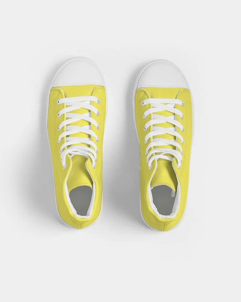 Midtone Yellow High-Top Canvas Sneakers | Men's | C0M0Y80K0
