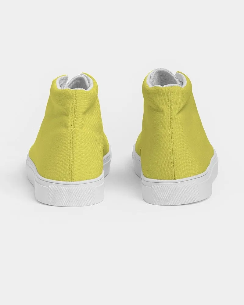 Midtone Yellow High-Top Canvas Sneakers | Men's | C0M0Y80K0