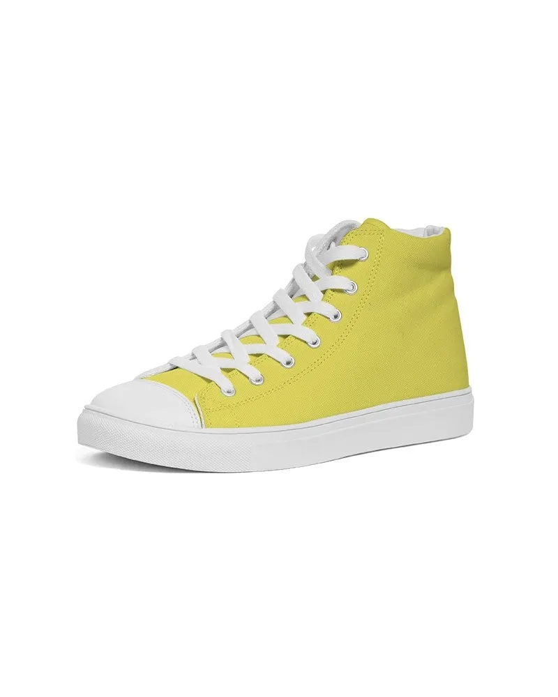 Midtone Yellow High-Top Canvas Sneakers | Men's | C0M0Y80K0