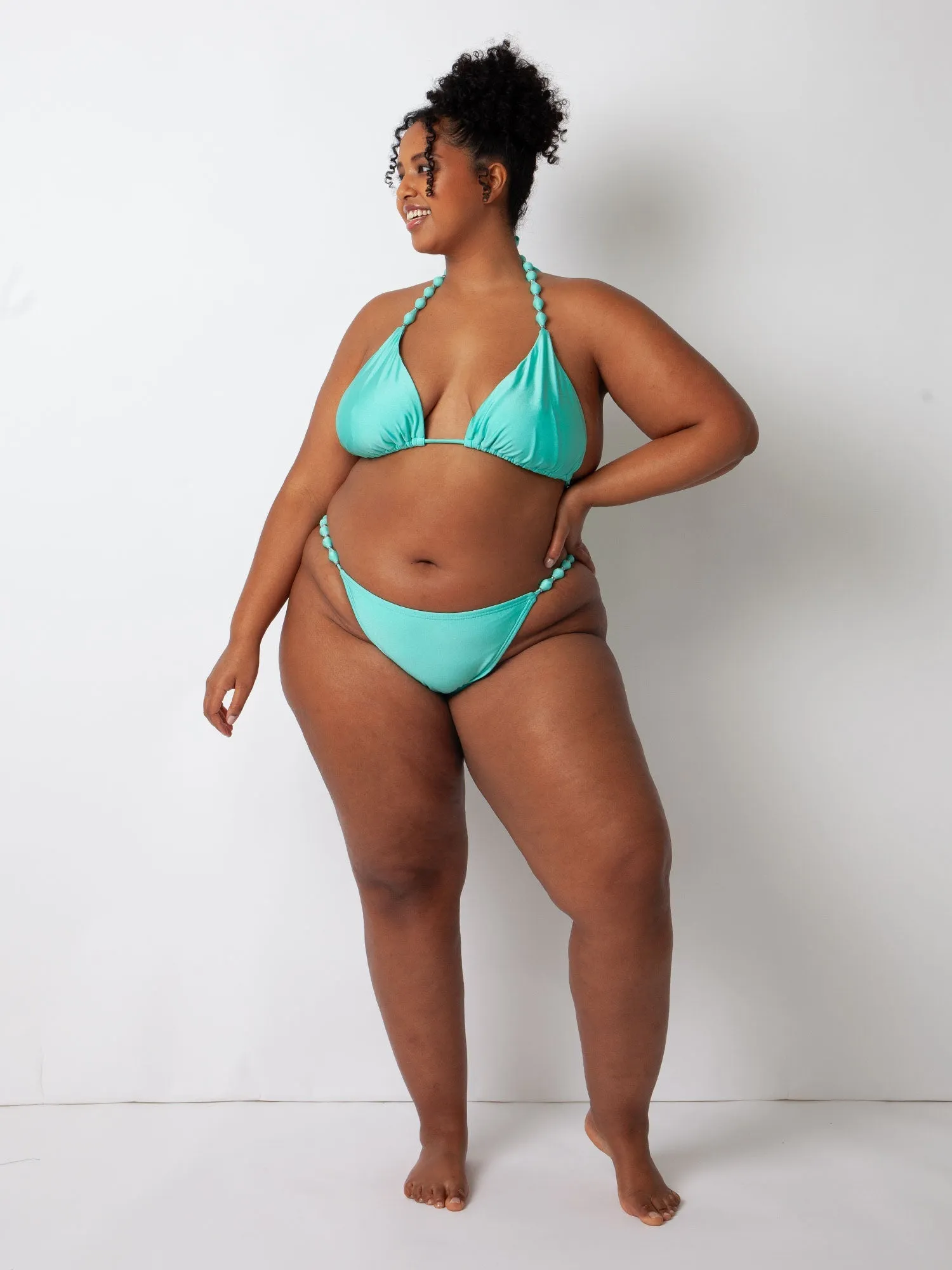 Mint Sole Bikini Top