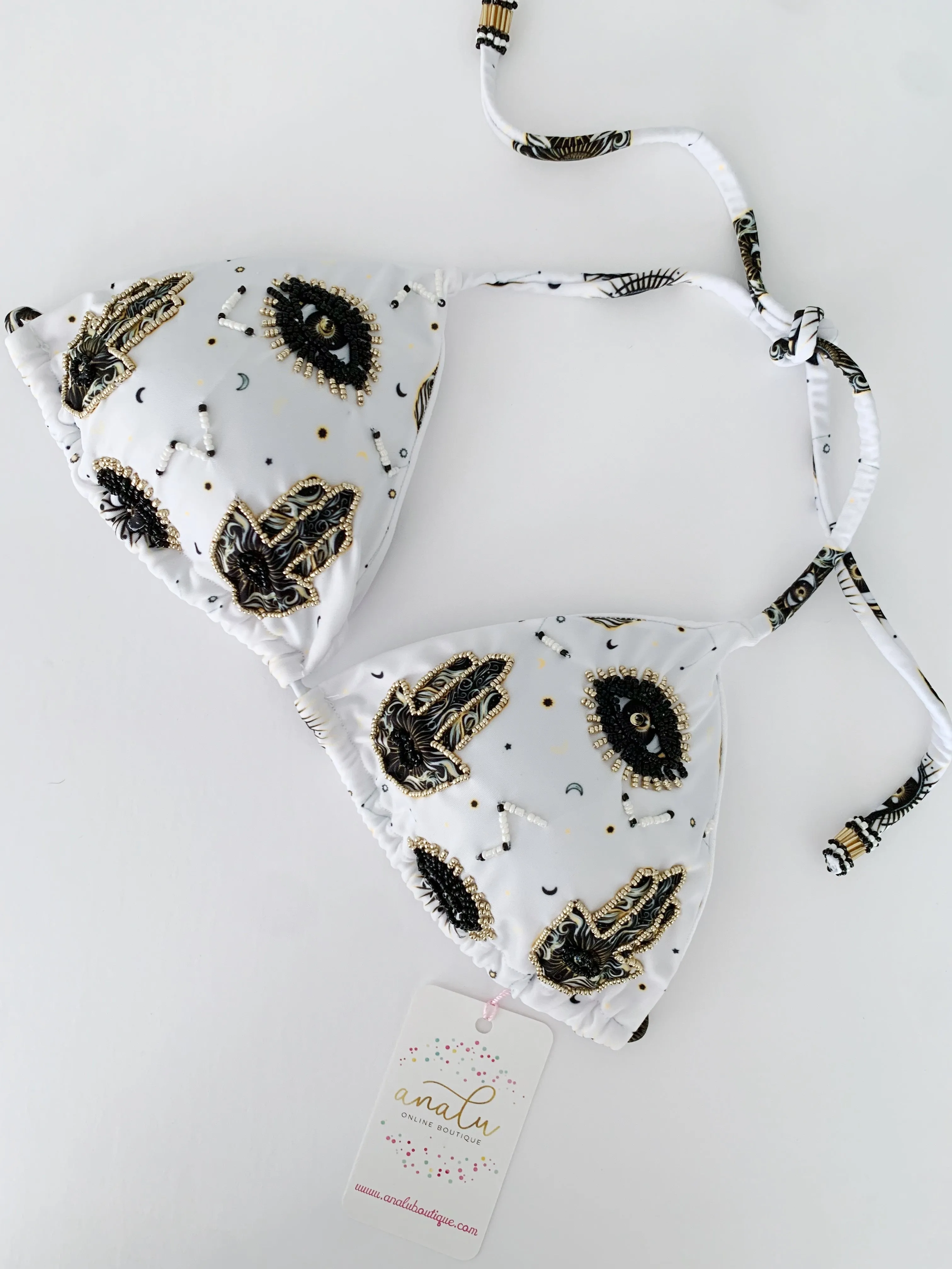 Mix & Match Beaded Colombian Bikini Tops
