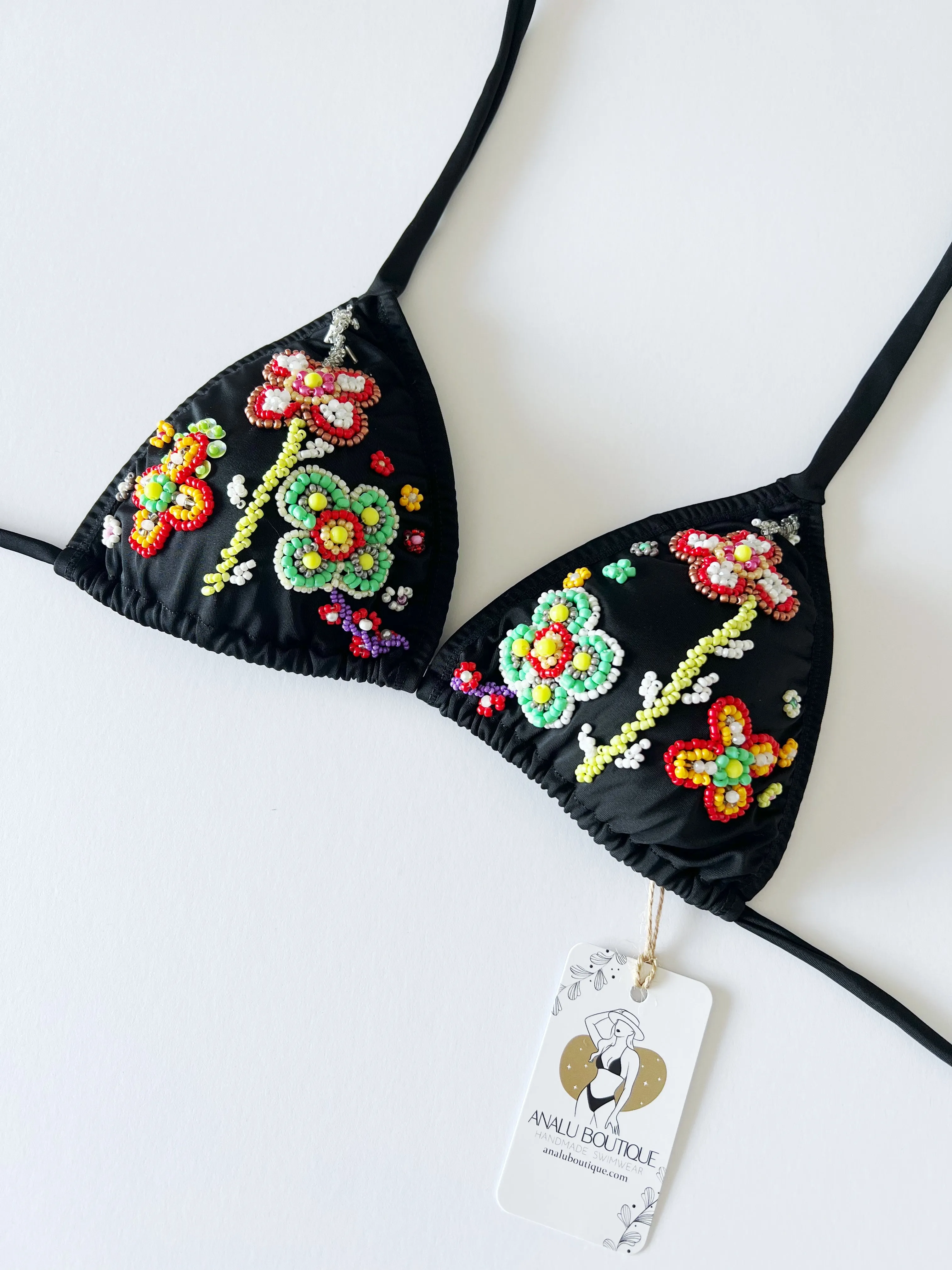 Mix & Match Beaded Colombian Bikini Tops