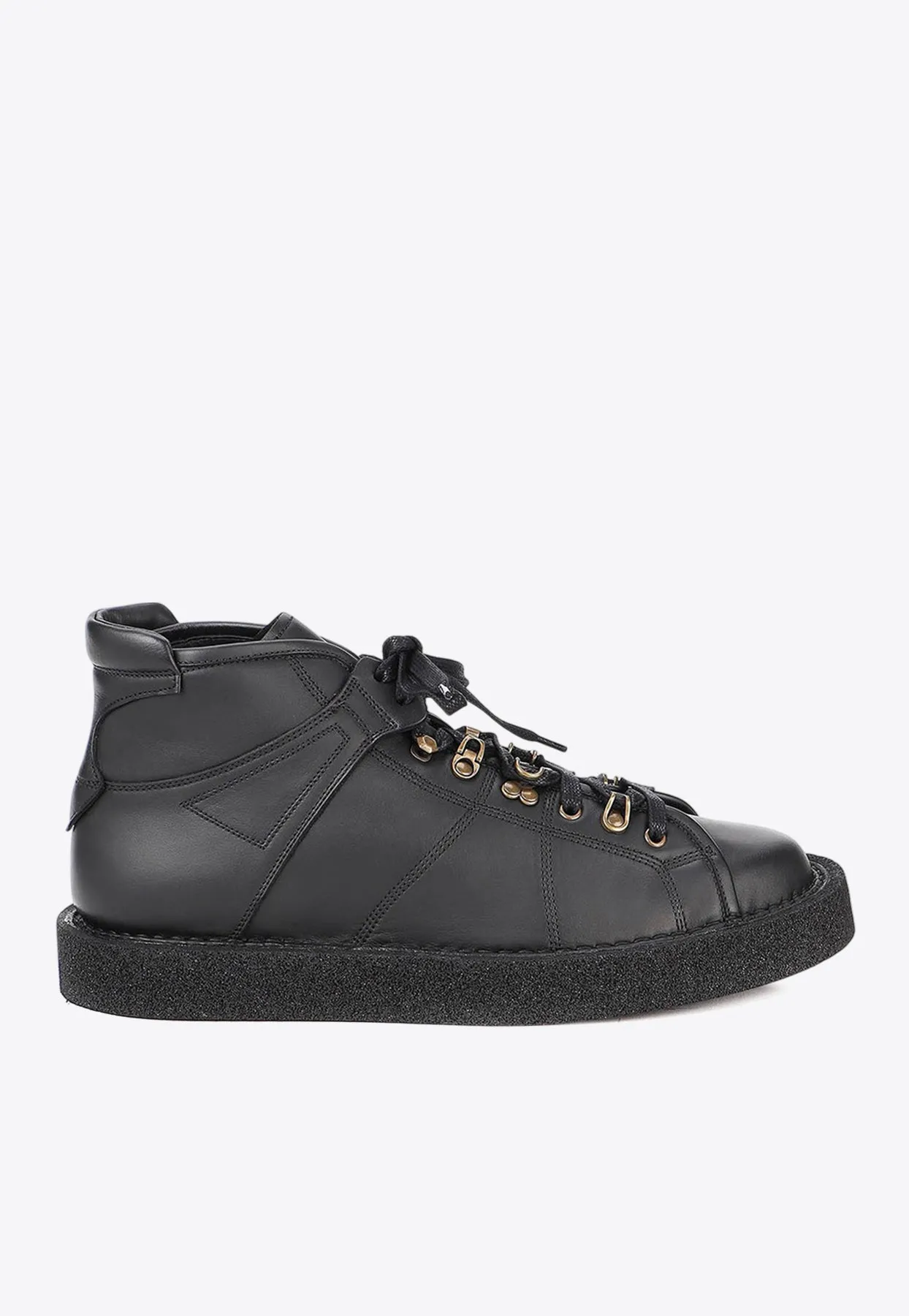 Modigliani Leather High-Top Sneakers