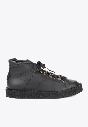Modigliani Leather High-Top Sneakers