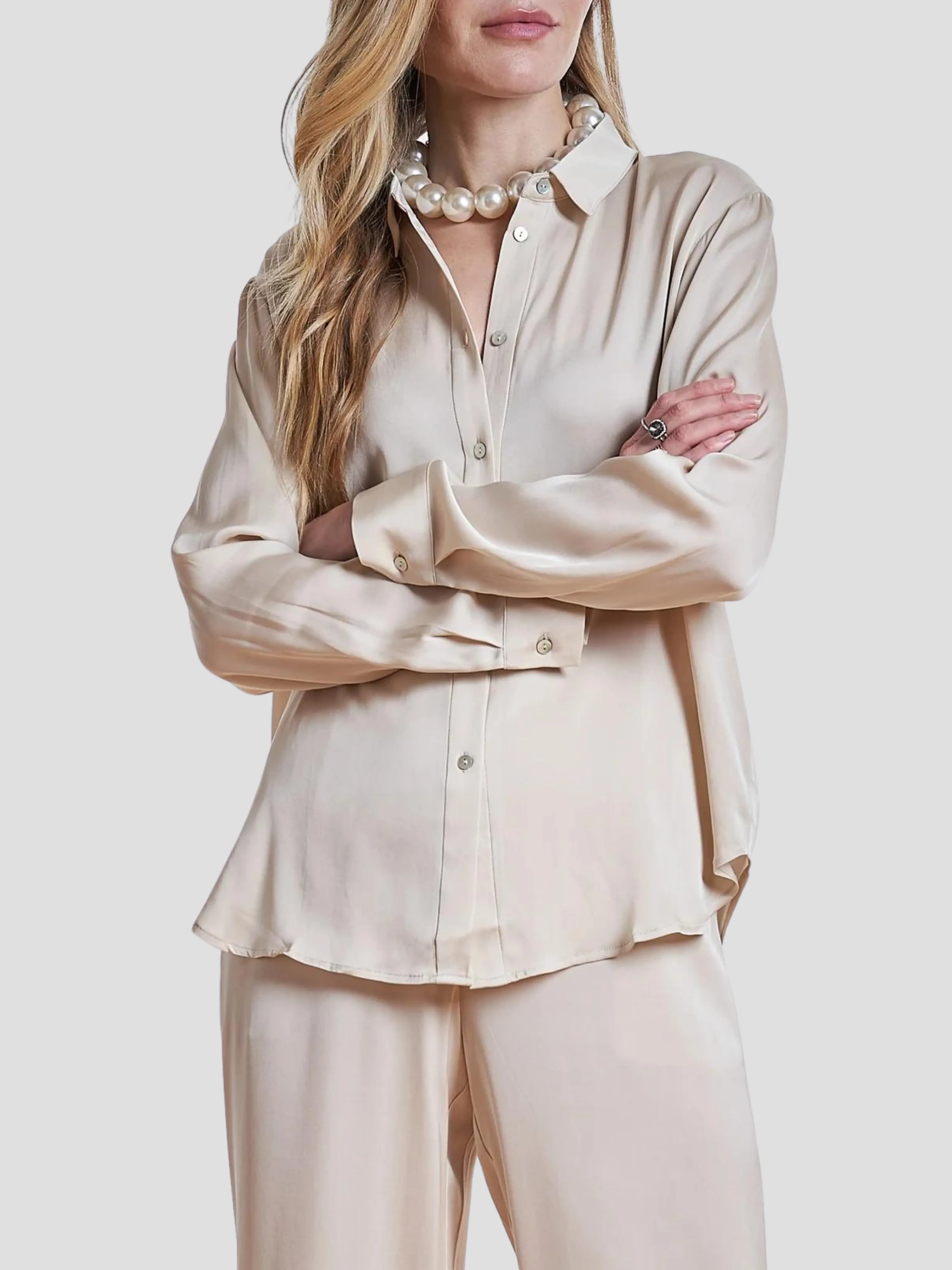 Monte Carlo Shirt in Cream