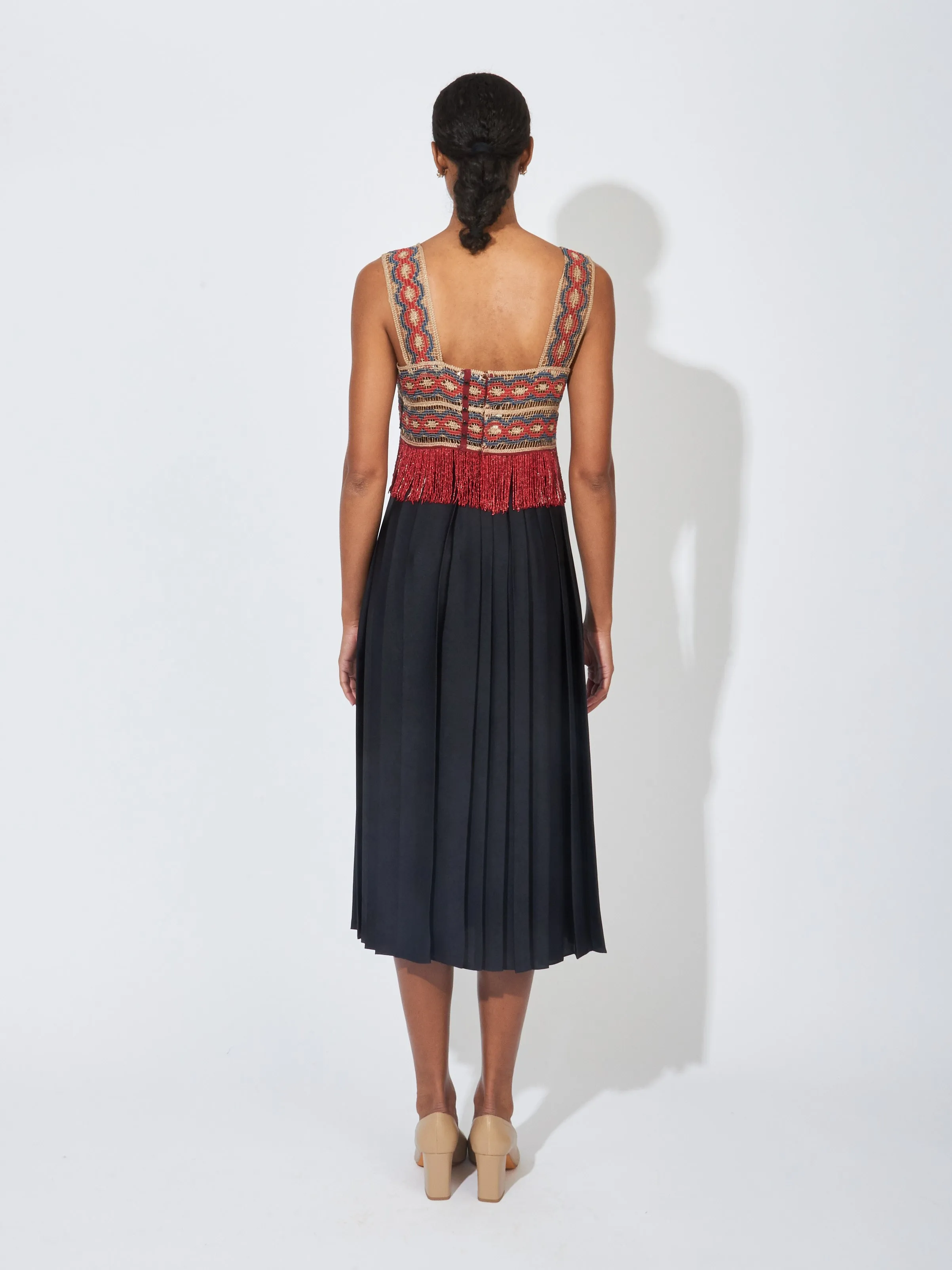 Multi Poulin Fringe Top