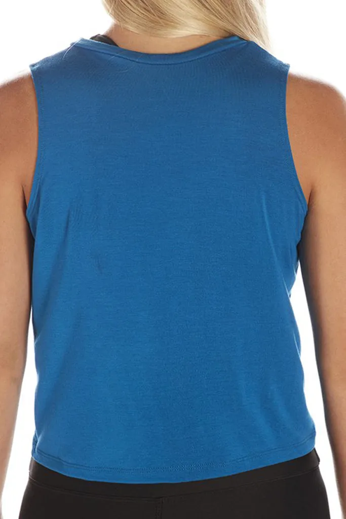 Mykonos Blue Dream Crop Top