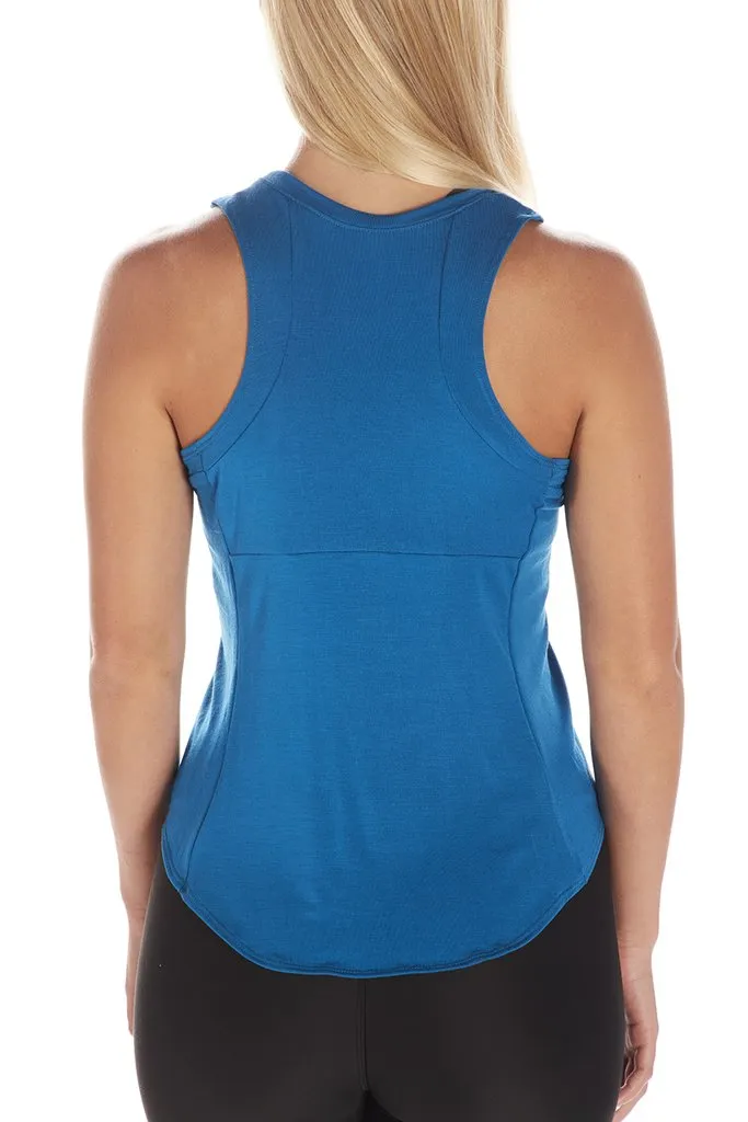 Mykonos Blue Hourglass Tank