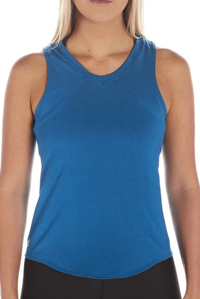 Mykonos Blue Hourglass Tank
