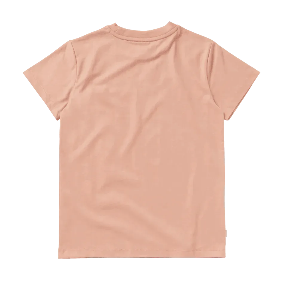 Mystic Brand Tee Flamingo Coral