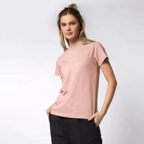 Mystic Brand Tee Flamingo Coral