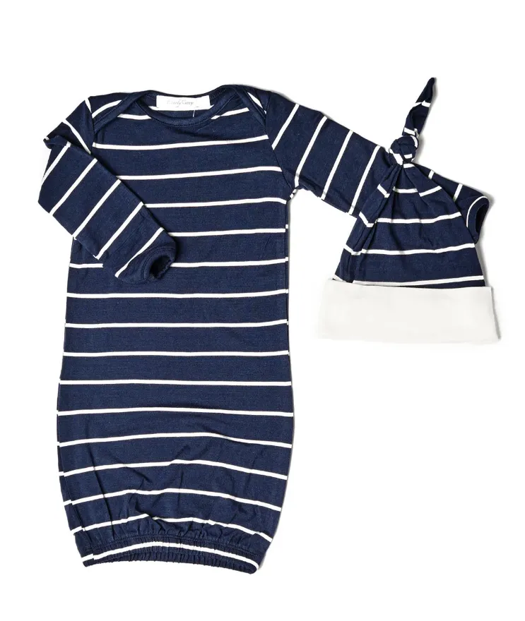 Navy Stripe Analise 5-Piece PJ Set