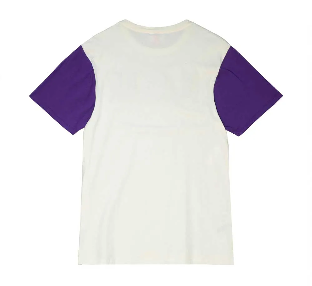 NBA LAKERS COLOR BLOCKED S/S TEE