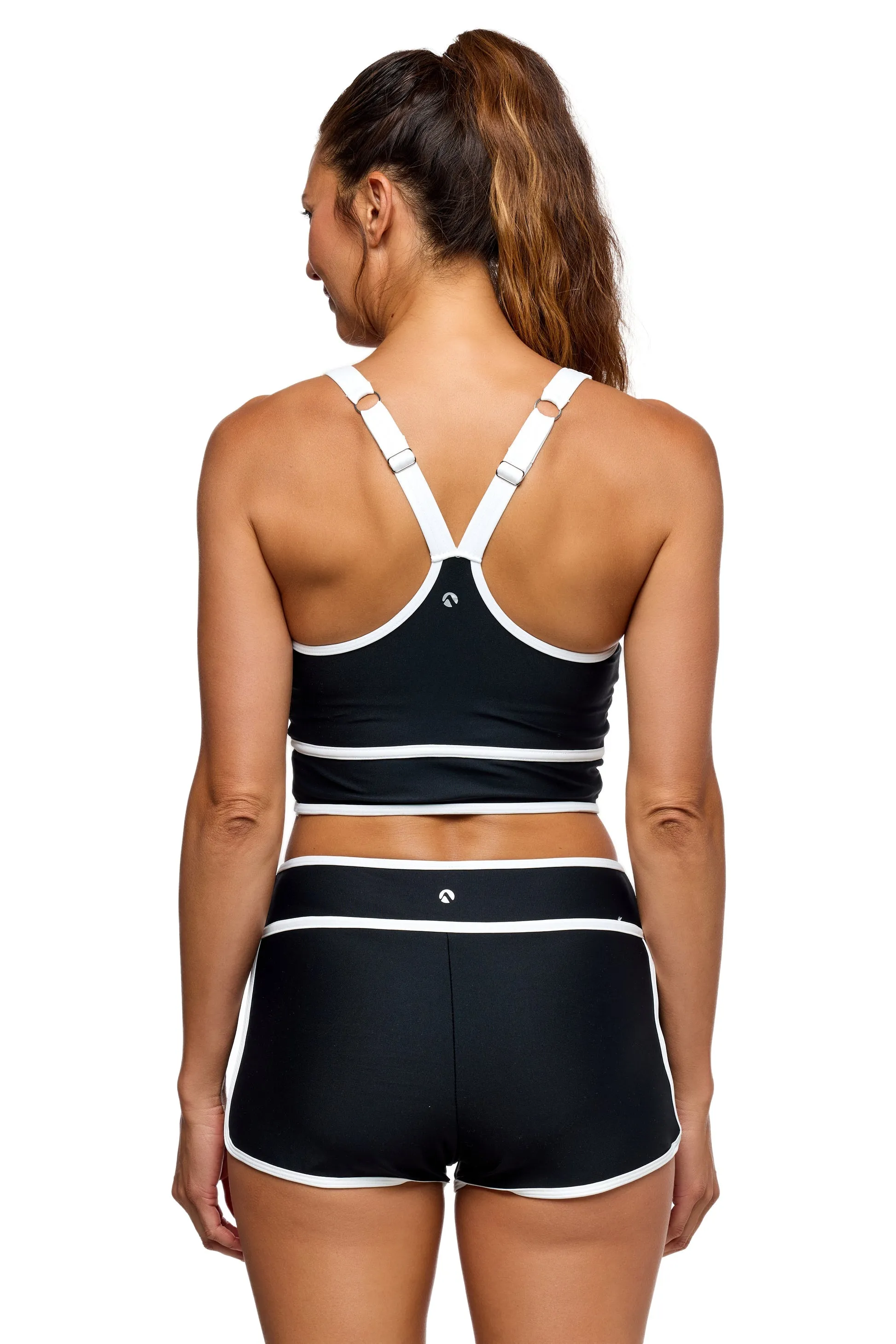 Next On The Run V-neck Crop
