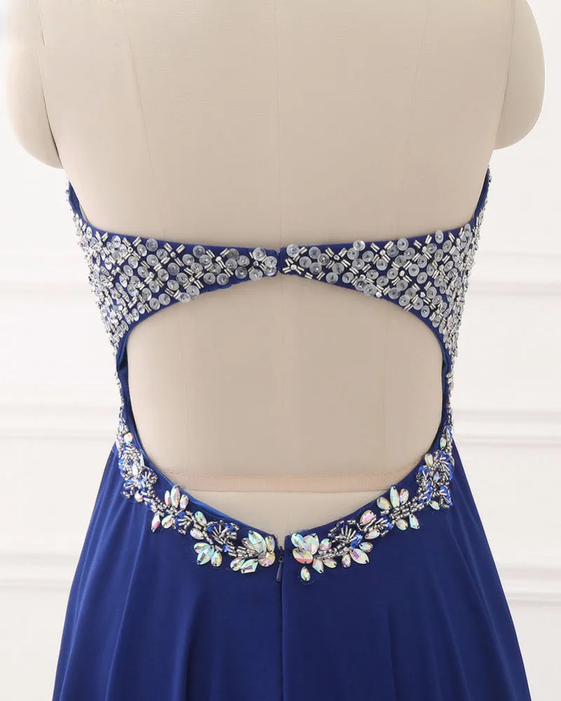 Off the Shoulder Sequins Prom Dress