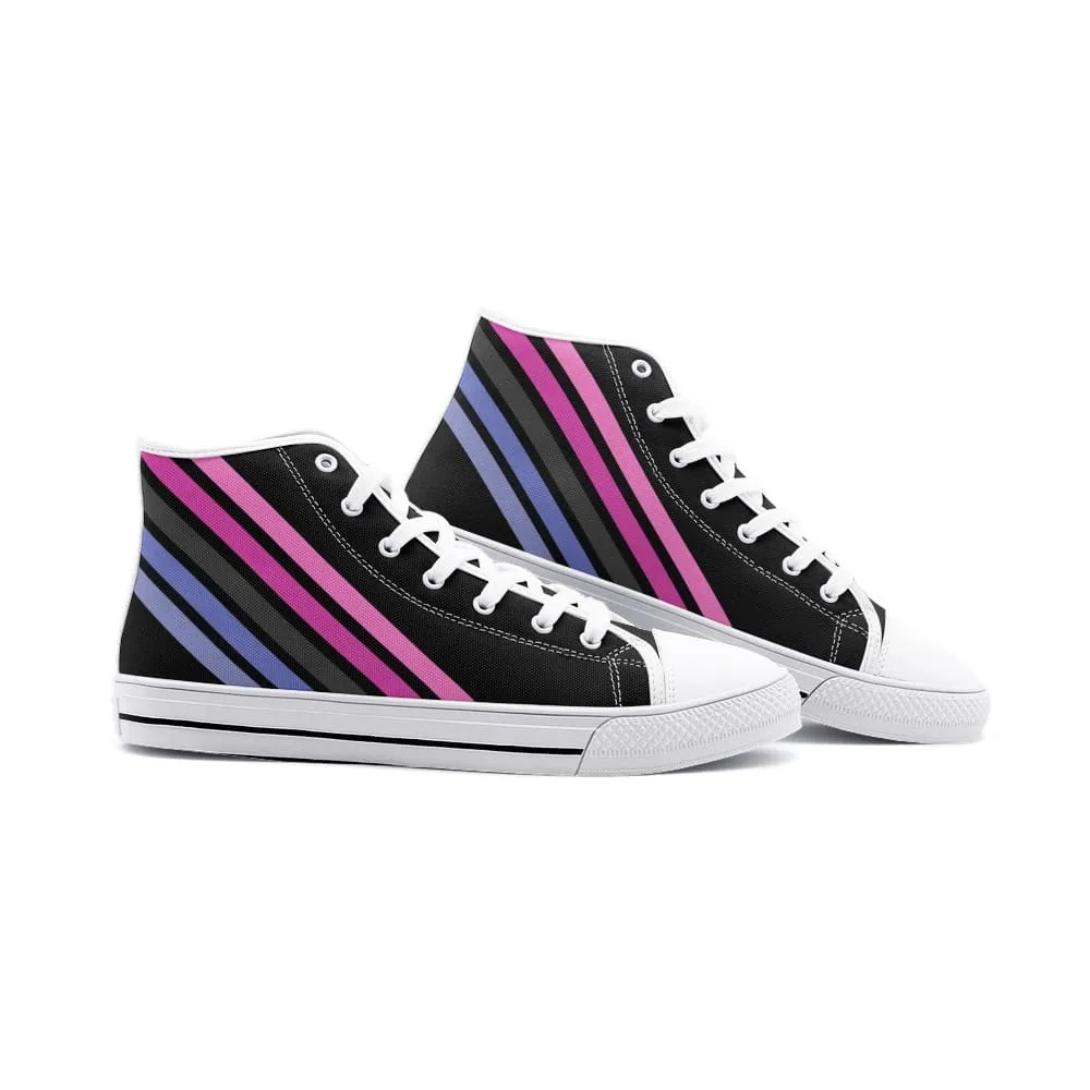 Omnisexual high top sneakers