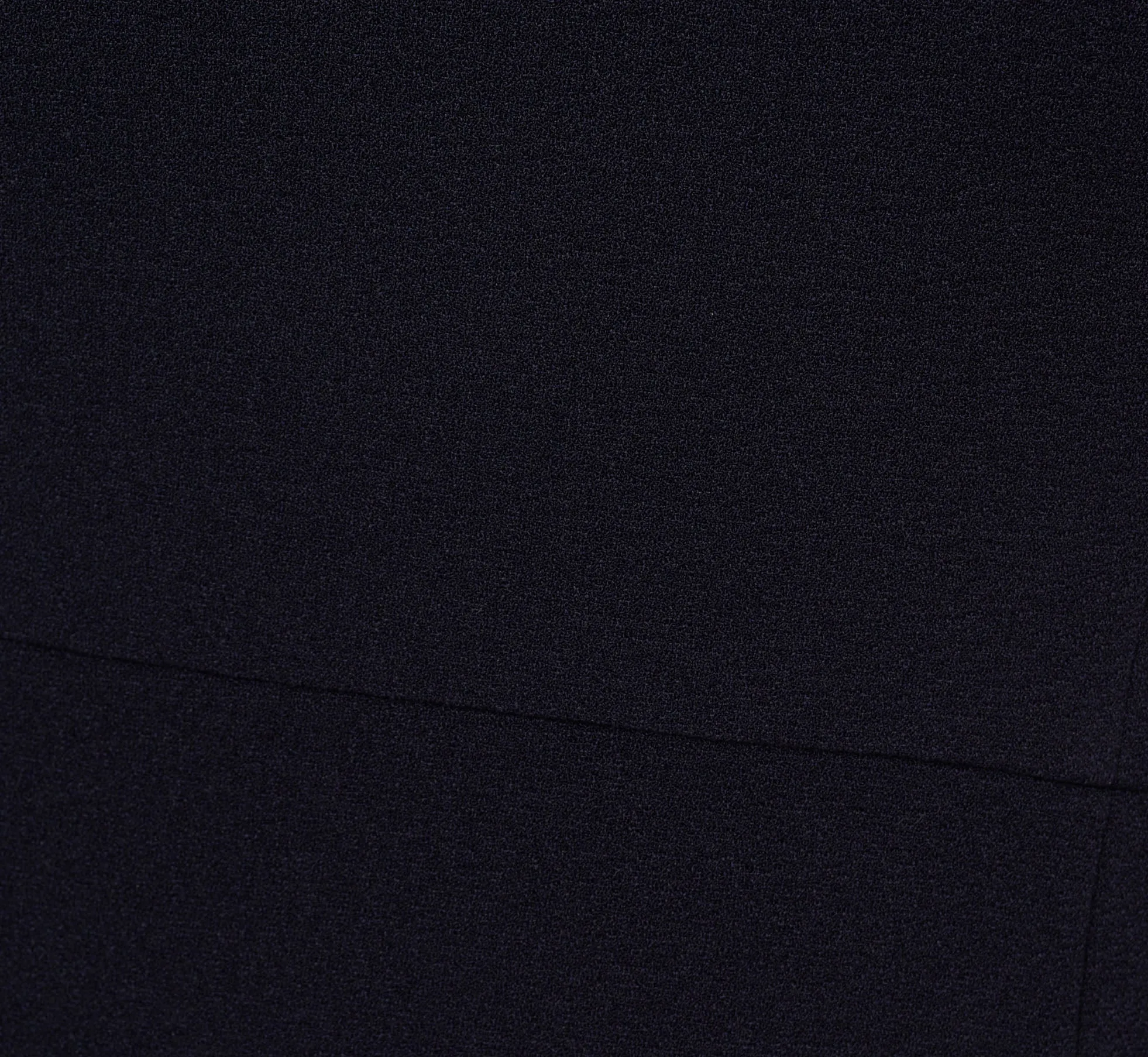 One Shoulder Crepe Gown With Bow Accent In Midnight