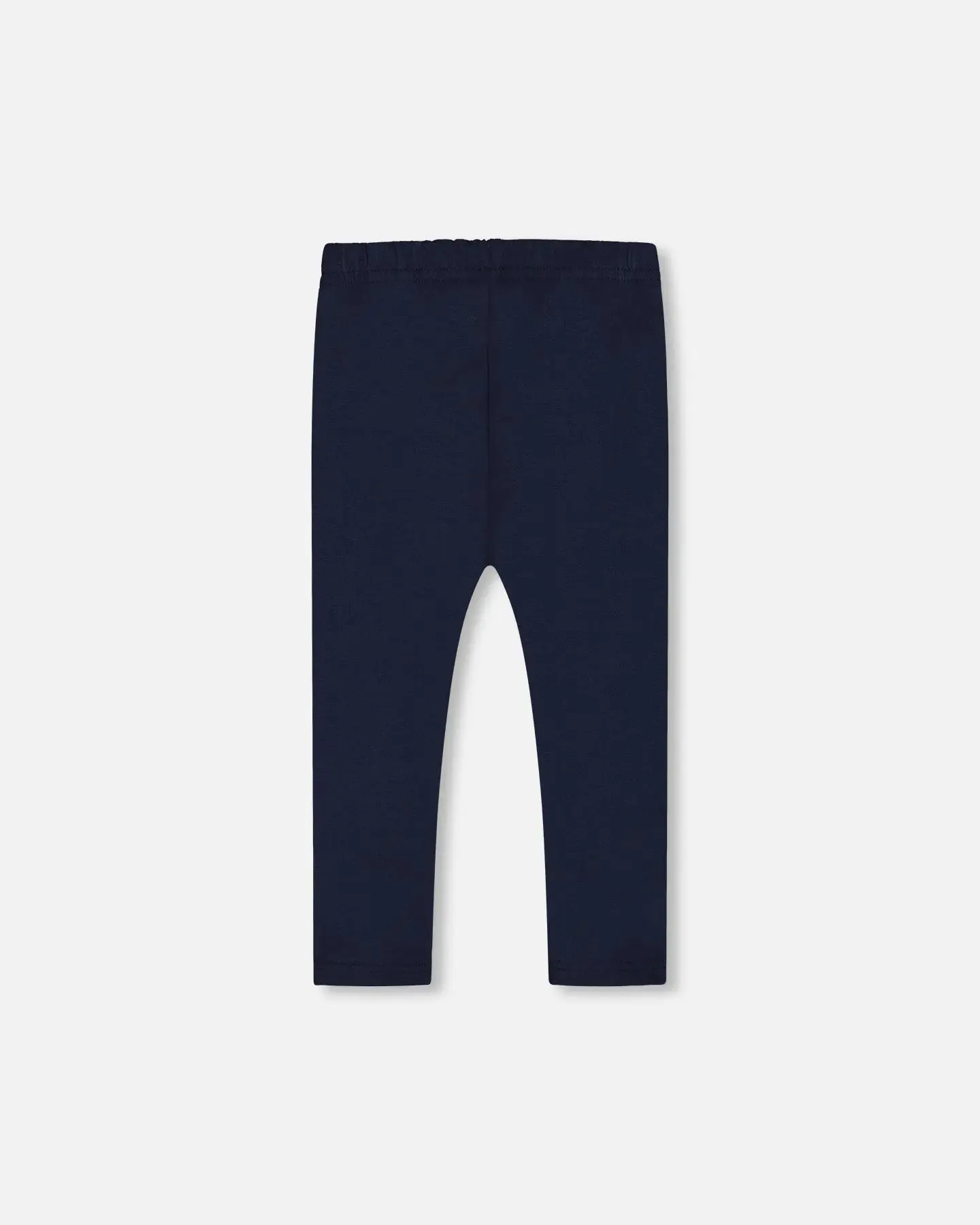 Organic Cotton Capri Leggings With Mesh Navy Blue
