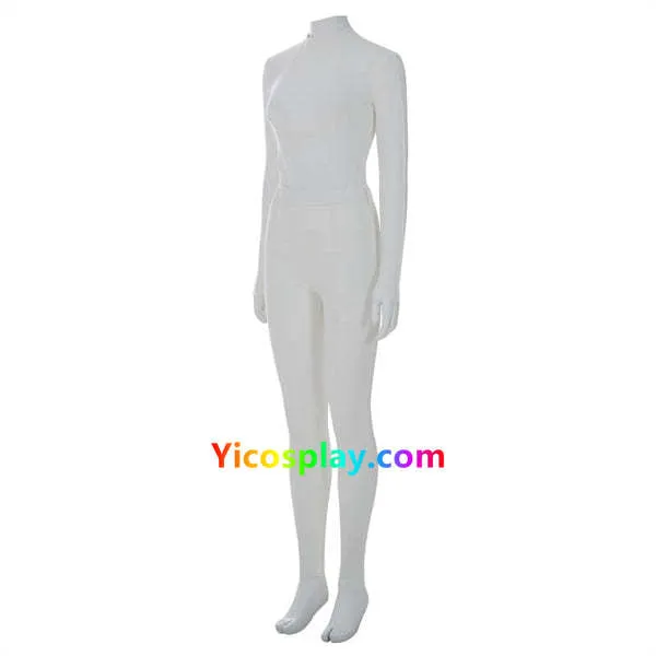 Padme Costume Amidala Clone Wars White Battle Outfit for Adults