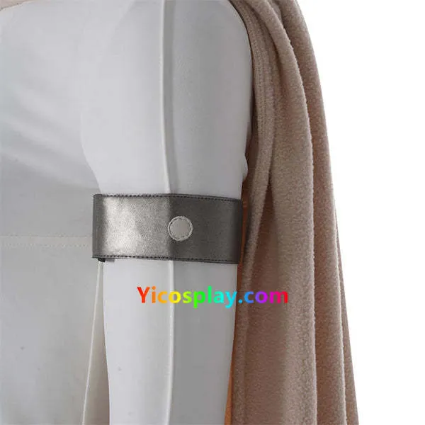 Padme Costume Amidala Clone Wars White Battle Outfit for Adults