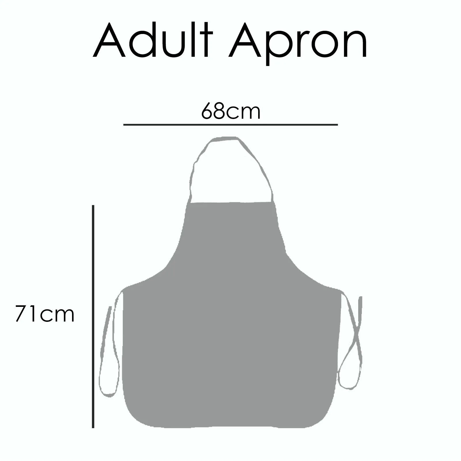 Personalised Canvas Apron with Alpaca Unicorn and Name Design