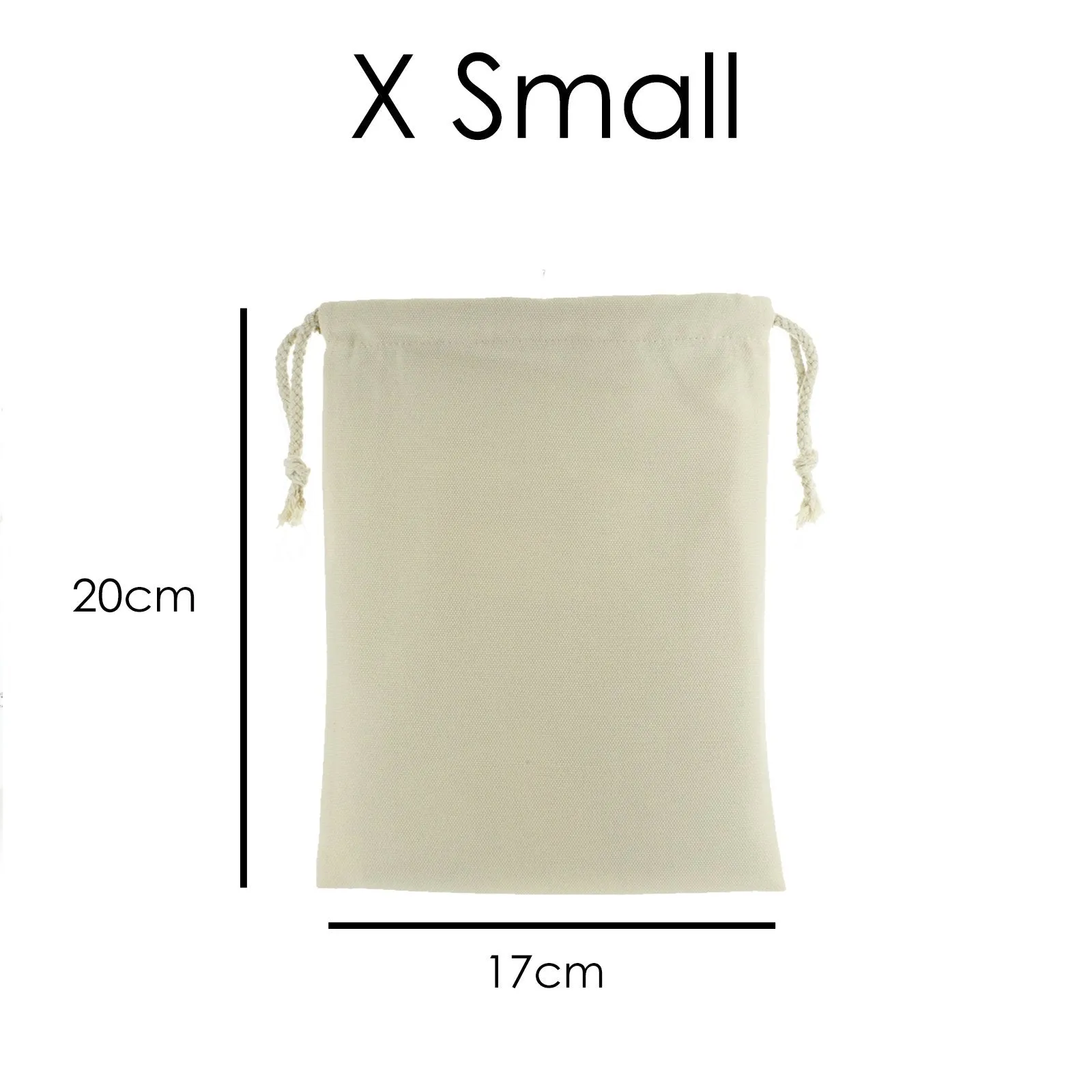 Personalised Canvas Sack with Childish Text and Horned Growling Green Monster