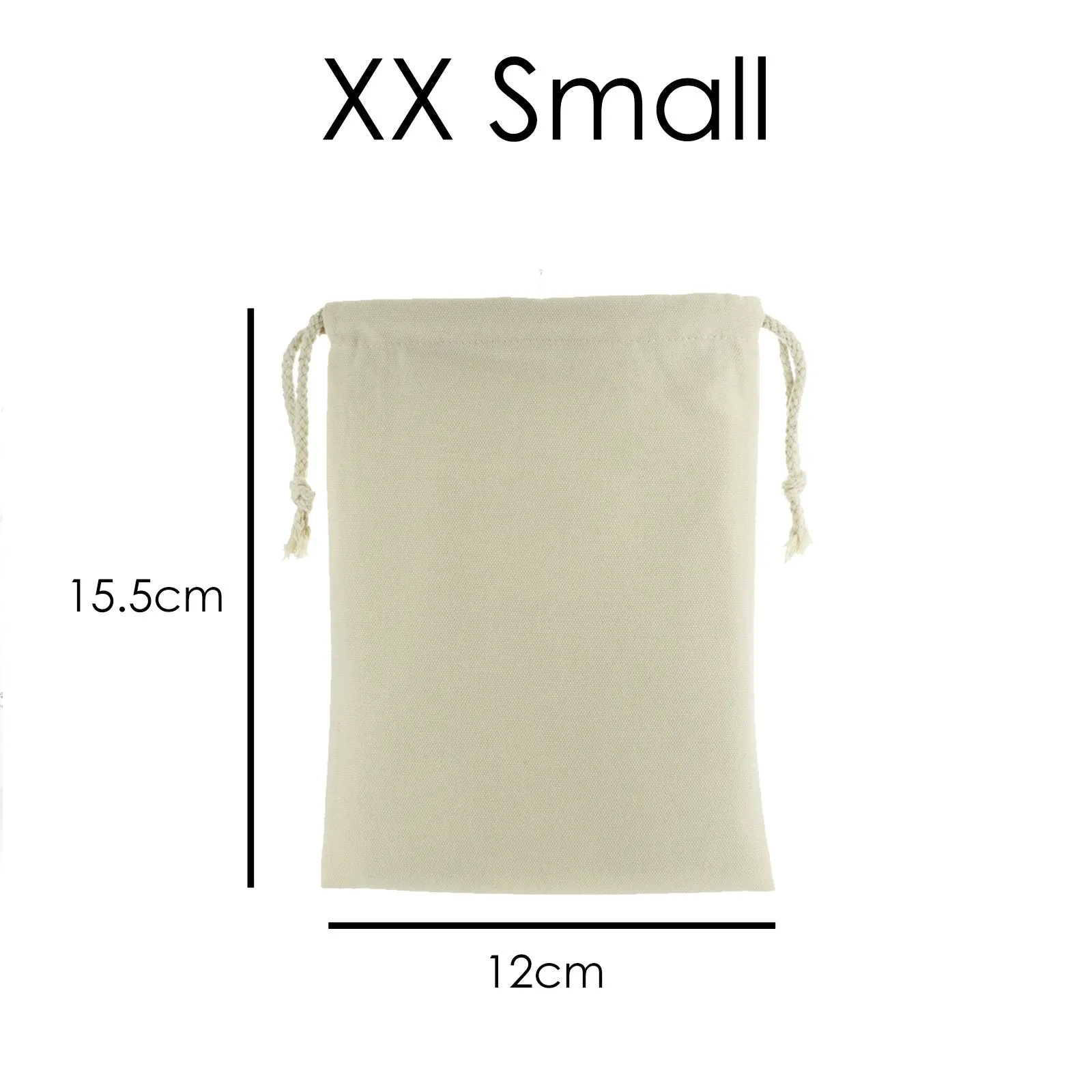 Personalised Canvas Sack with Childish Text and Horned Growling Green Monster