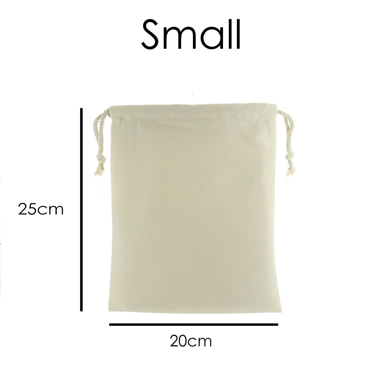 Personalised Canvas Sack with Childish Text and Horned Growling Green Monster