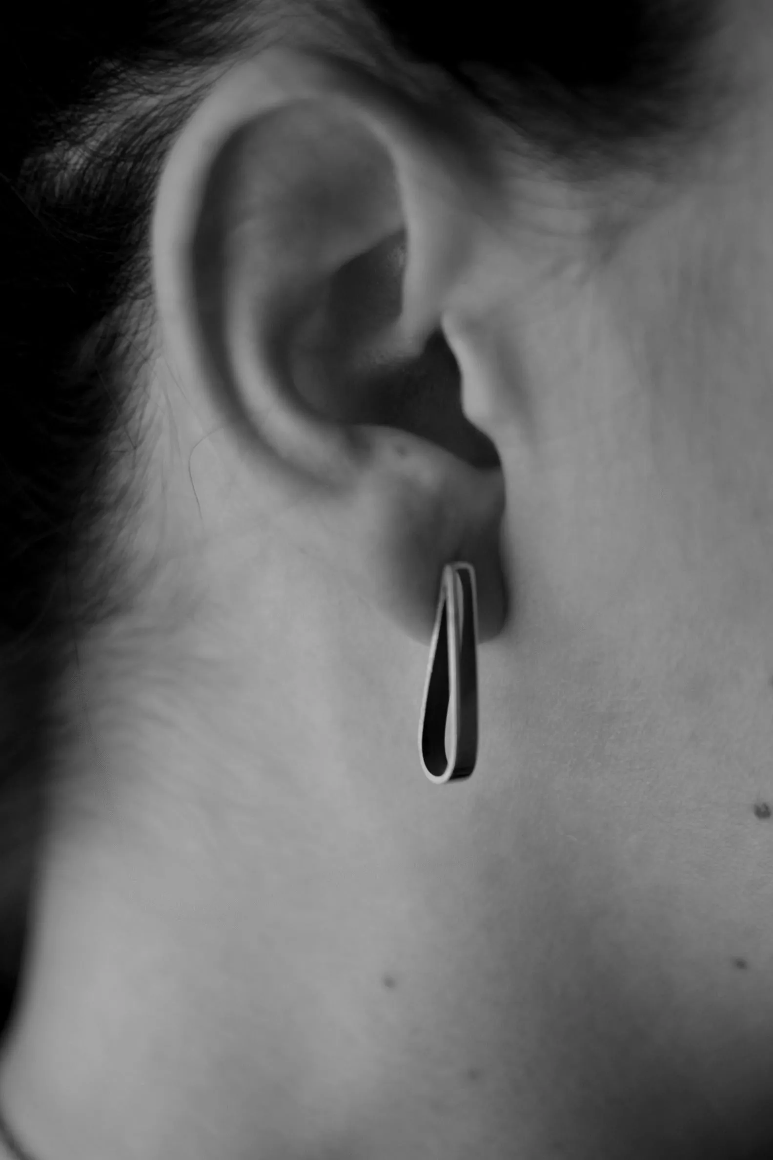 Petal Earrings - Silver Stud Earrings - Floral Earrings - Sterling Silver