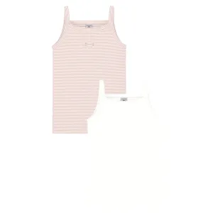 Petit Bateau Pink Tank Tops 2 Pack