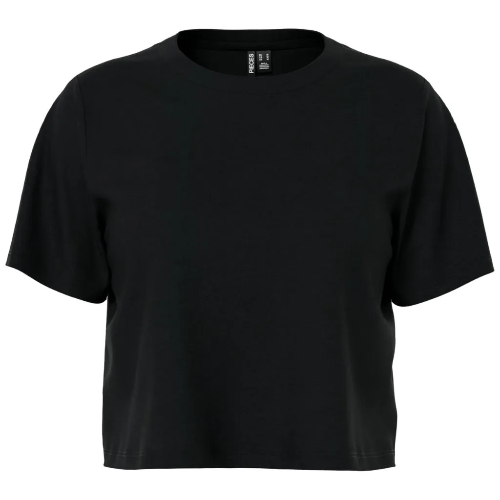 PIECES dame t-shirt PCSARA - Black