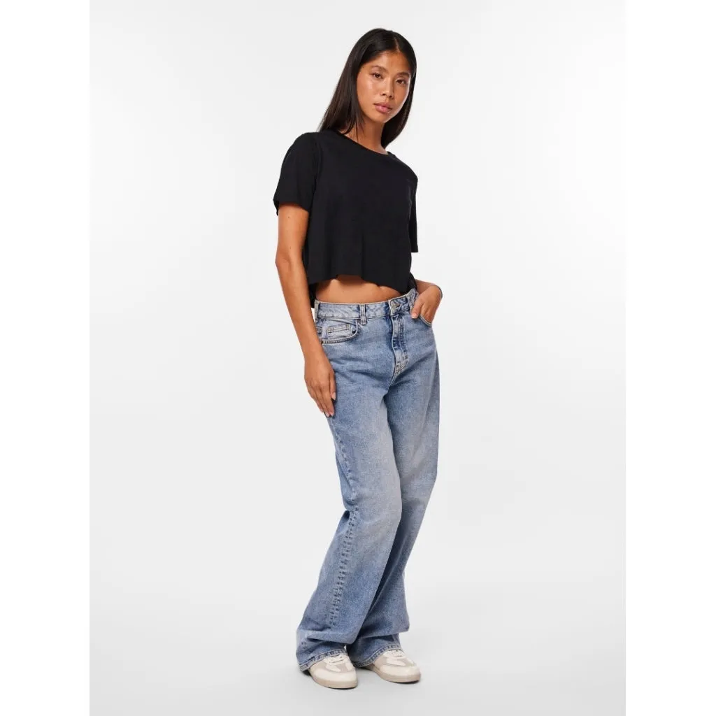 PIECES dame t-shirt PCSARA - Black