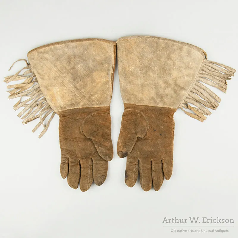 Plateau Partially Beaded Gauntlets