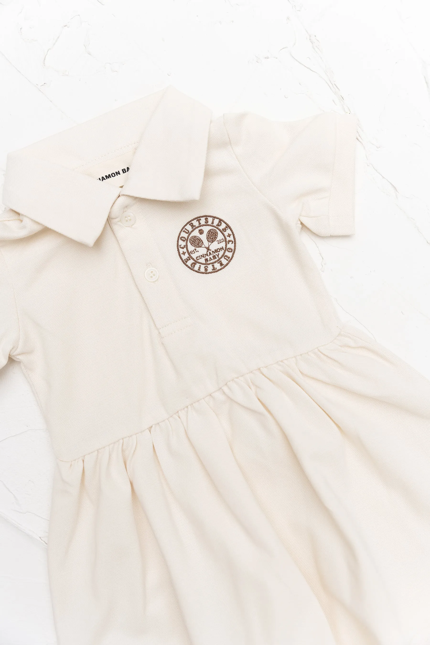 Polo Dress - Cream