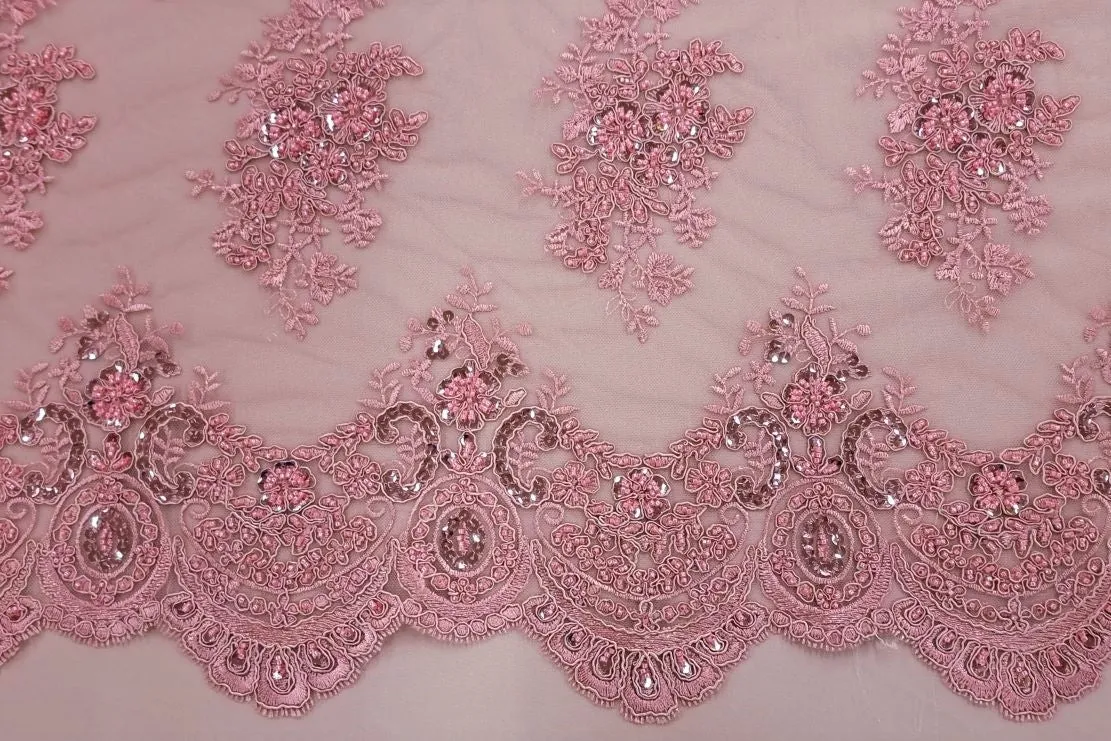 Princess Beaded Lace Blush