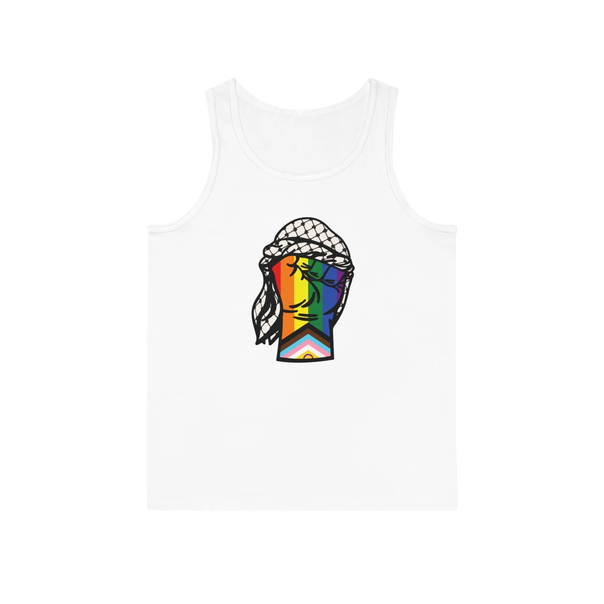 Queer Pride for Palestine Tank Tops