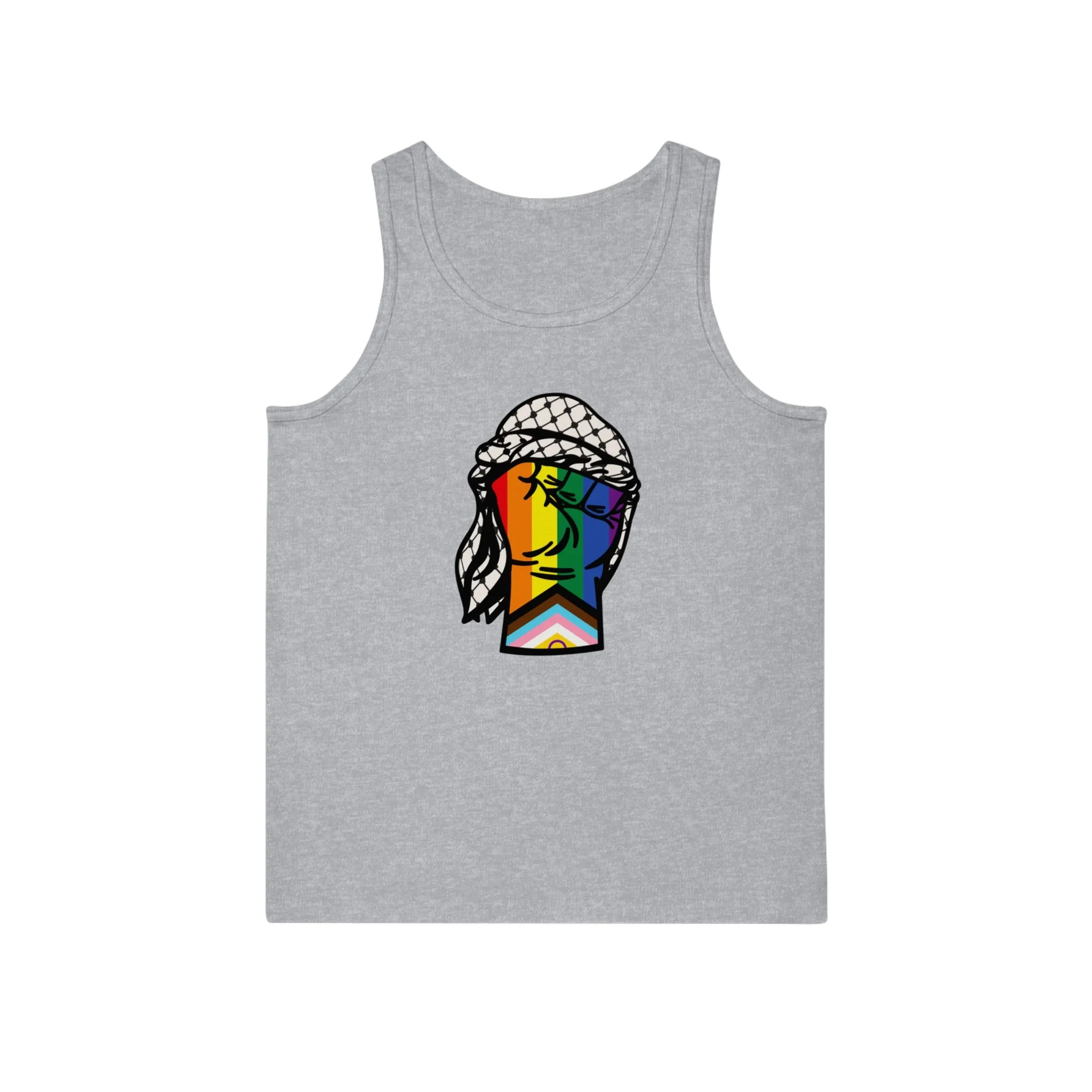 Queer Pride for Palestine Tank Tops