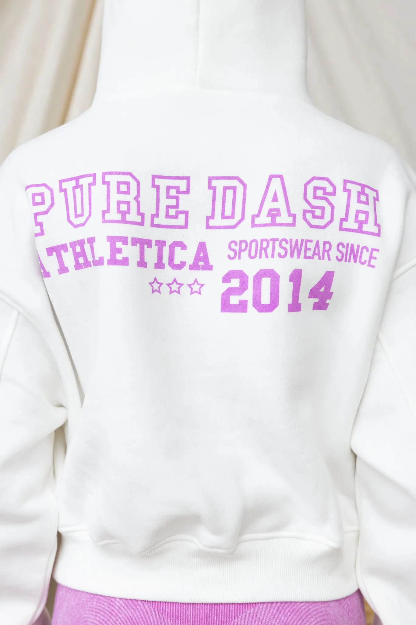Relax Cropped Hoodie - Purple Haze
