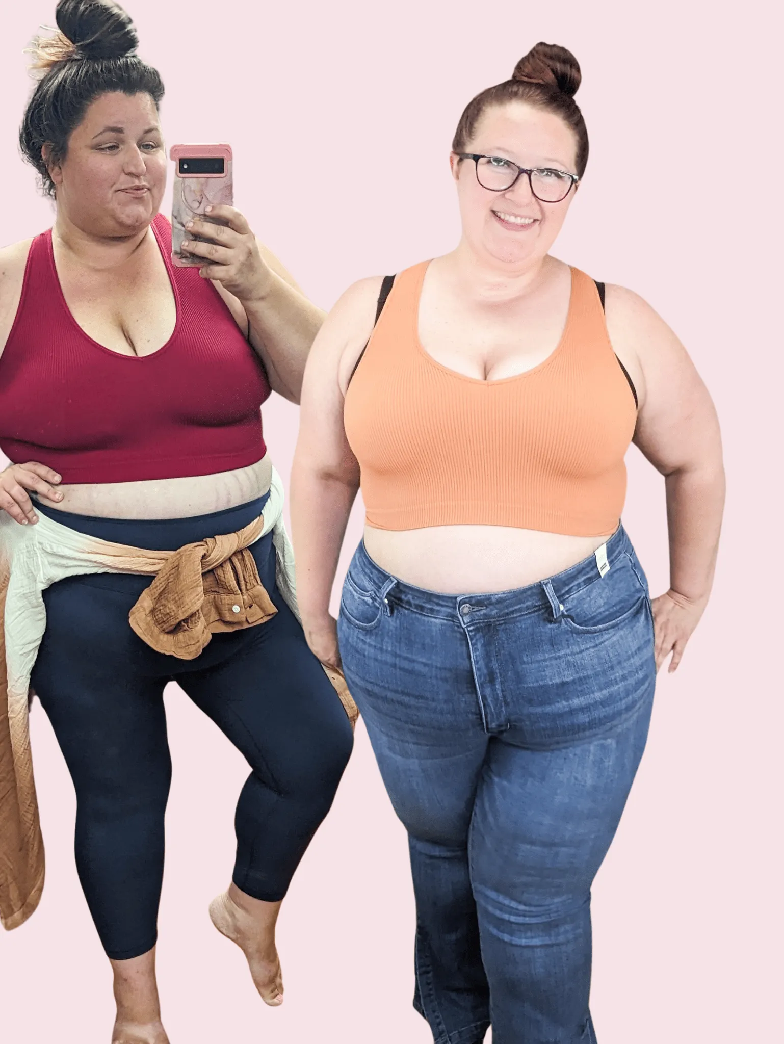 Remy Ribbed V-Neck Brami/Bralette (LOTS OF COLORS!)