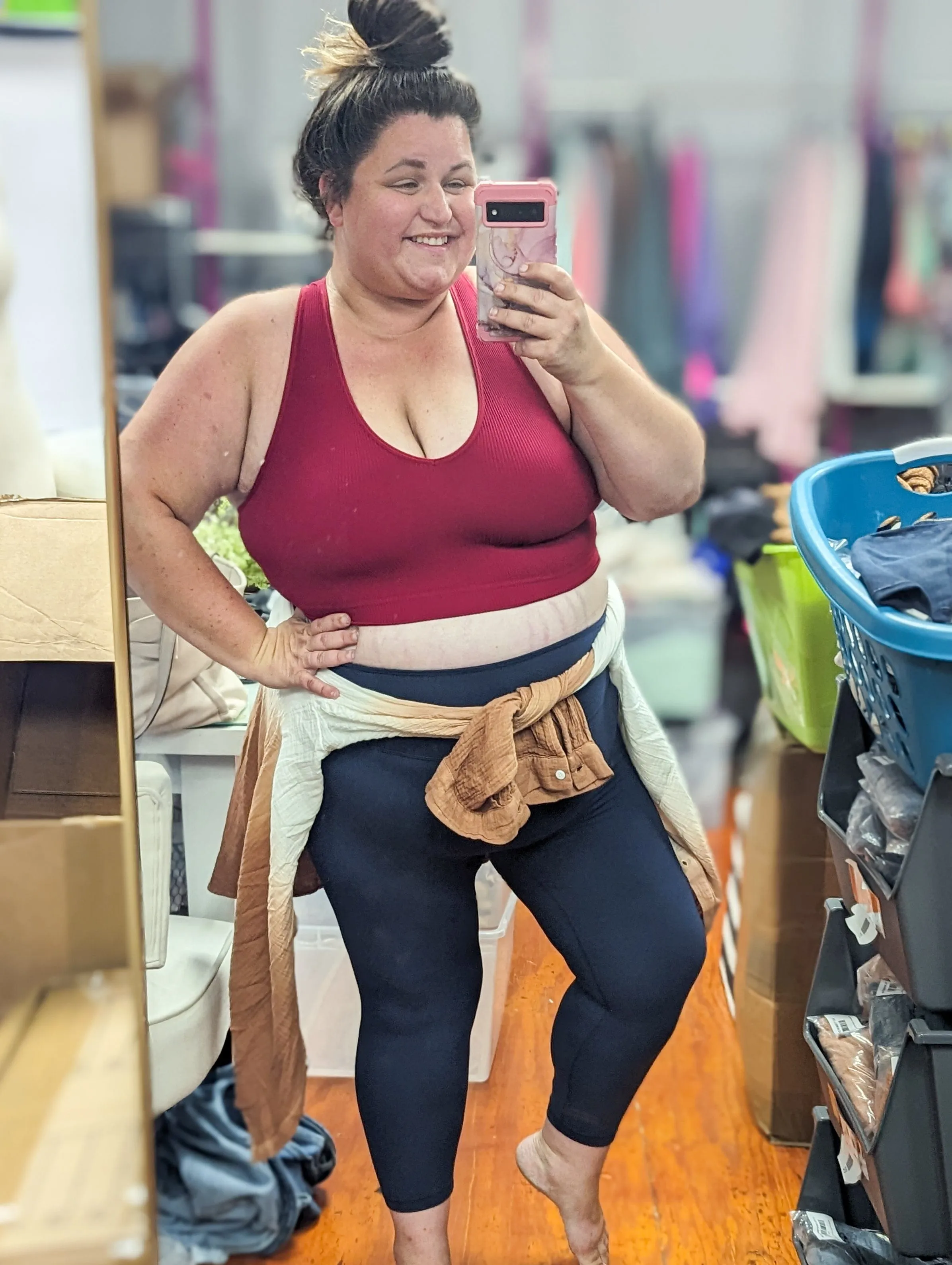 Remy Ribbed V-Neck Brami/Bralette (LOTS OF COLORS!)