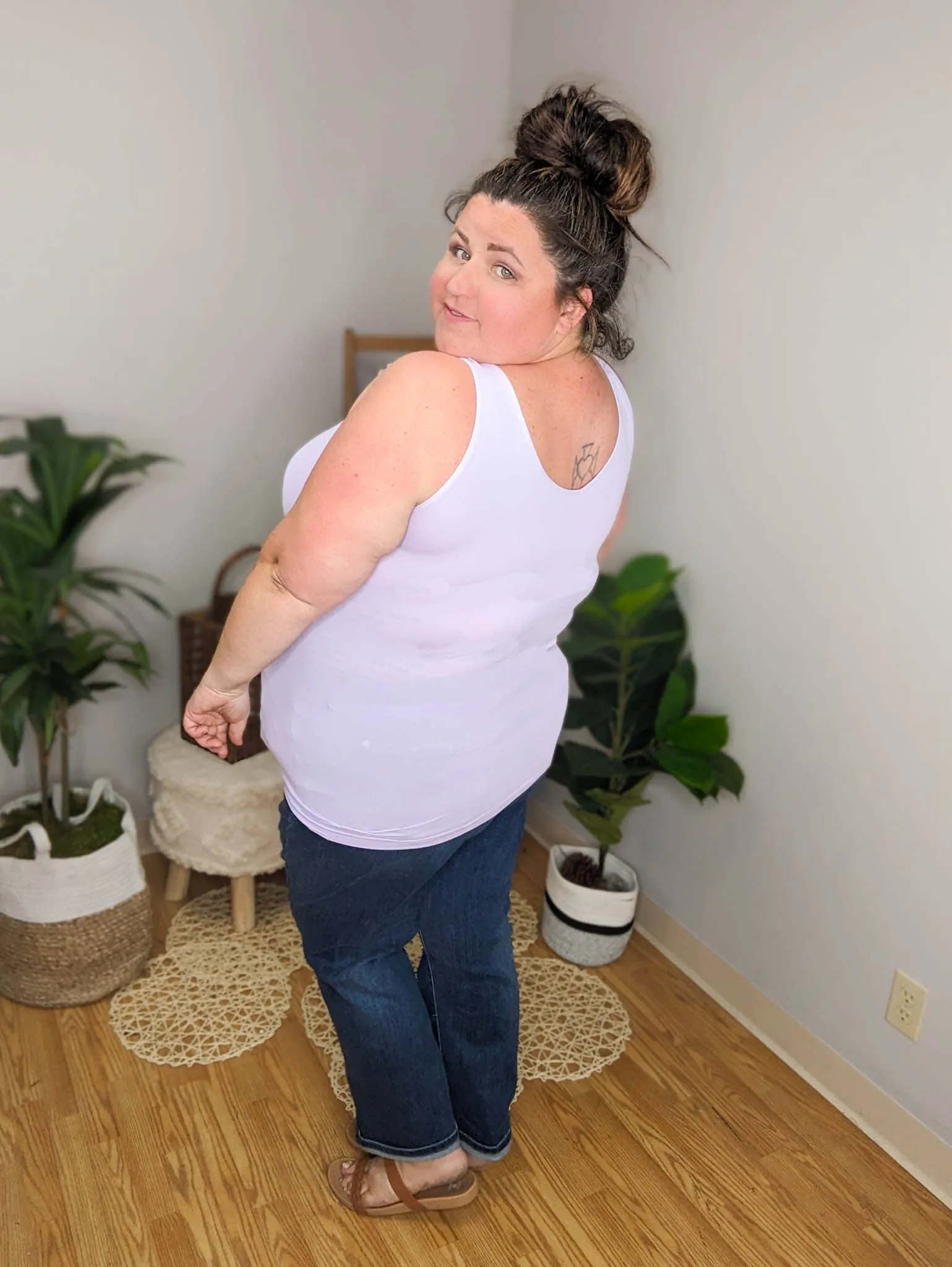 Reversible Wide Strap Long Tank (TONS OF COLORS!)