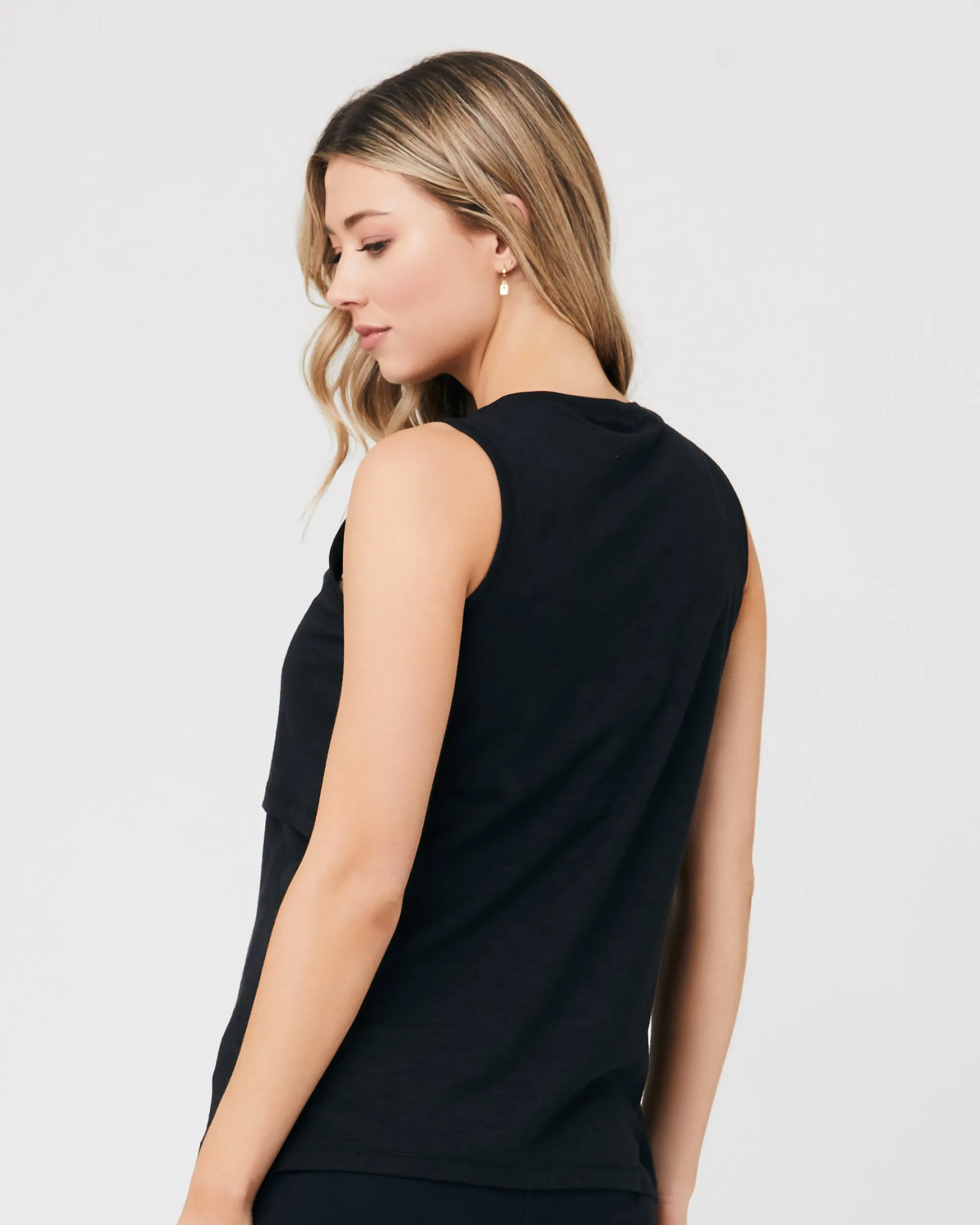 Richie Nursing Tank Black