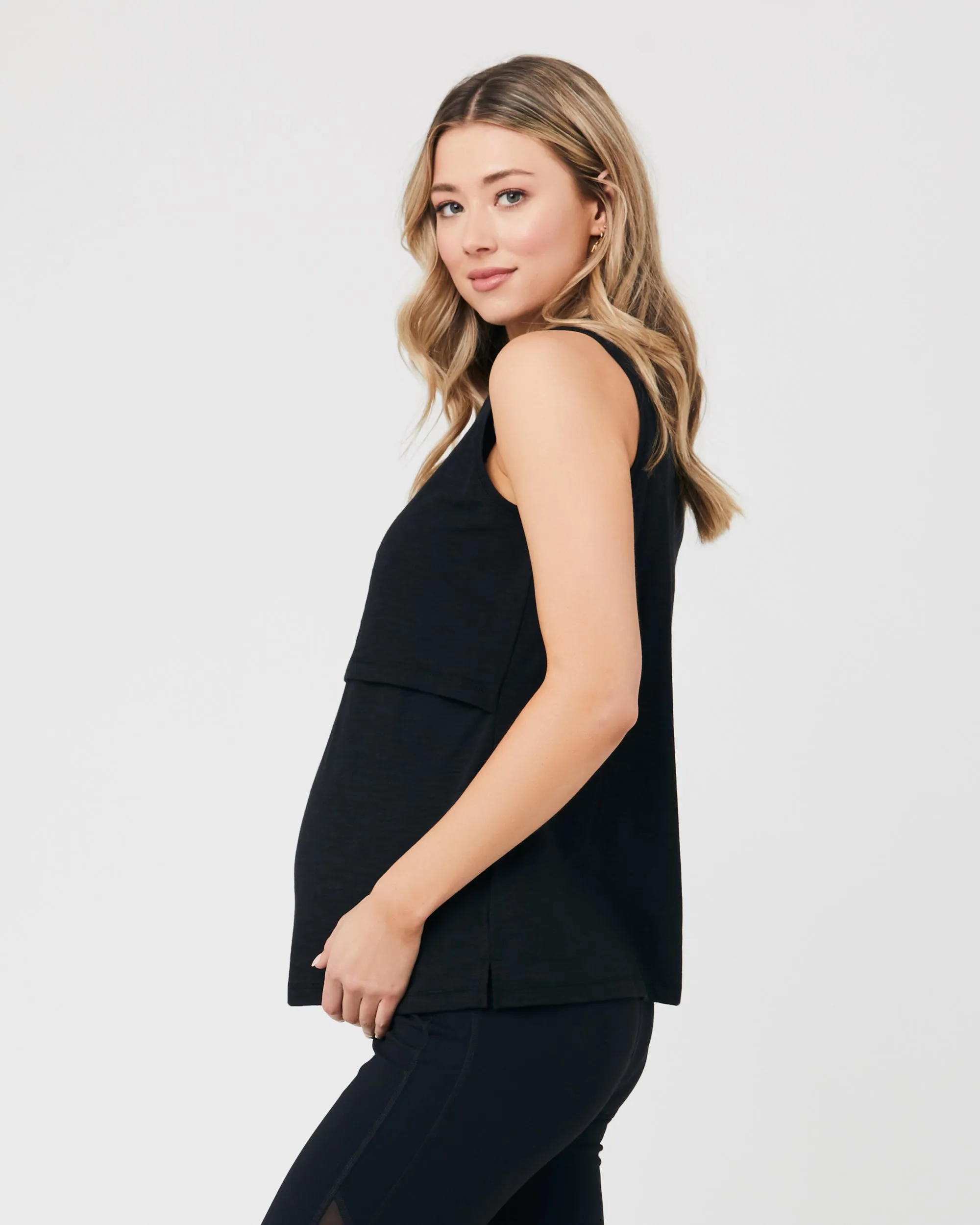 Richie Nursing Tank Black